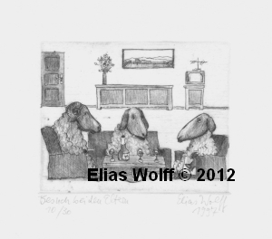 Besuch bei den Eltern